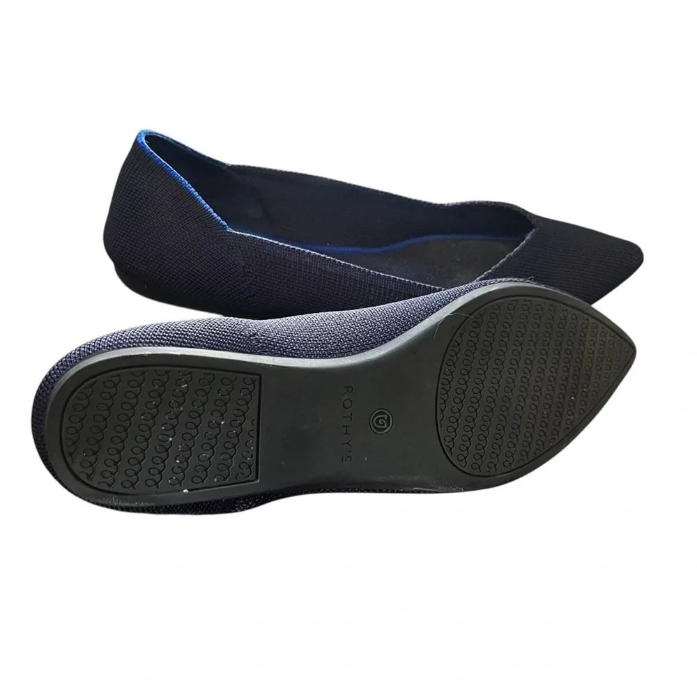 Rothy's Women's Navy Blue Pointed Flats